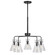 Beaker Five Light Chandelier in Black (112|2733-05-04)