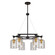 Tyrone Six Light Chandelier in Black and Soft Gold (112|2724-06-62)