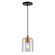 Tyrone One Light Pendant in Black and Soft Gold (112|2724-01-62)