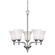 Five Light Chandelier in Brushed Nickel (112|2638-05-55)