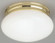 Polished Brass F One Light Flush Mount in Polished Brass (112|20011-01-02)