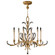 Beveled Arcs Six Light Chandelier in Gold (48|762640ST)