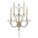 Beveled Arcs Four Light Wall Sconce in Silver (48|738650ST)
