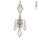 Encased Gems One Light Wall Sconce in Silver (48|728750-1ST)