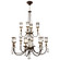 Eaton Place 12 Light Chandelier in Bronze (48|584740ST)