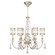 Eaton Place Six Light Chandelier in Silver (48|584240-2ST)