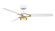 Amped 52''Ceiling Fan in Matte White (26|FP7634MWBS)