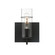 Pista One Light Wall Sconce in Black (40|34133-036)