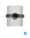 Chimes WiZ LED Wall Sconce in Black / Satin Nickel (86|E34201-BKSN)