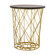 Minter Accent Table in Gold (45|S0805-7401)