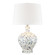 Rueben Crescent One Light Table Lamp in White (45|H0019-8030)