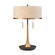 Magnifica Two Light Table Lamp in Brass (45|D4067)