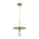 Sunscreen One Light Mini Pendant in Aged Brass (45|D3963)