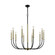 Transatlantique Ten Light Chandelier in Aged Brass (45|D3545)