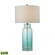 Glass Bottle LED Table Lamp in Seafoam Green (45|D2622-LED)