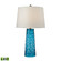 Hammered Glass LED Table Lamp in Blue (45|D2619-LED)
