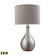 Hammered Chrome LED Table Lamp in Chrome (45|D124-LED)