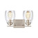 Calistoga Two Light Bath Bar in Brushed Nickel (45|CN320212)