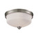 Casual Mission Three Light Flush Mount in Brushed Nickel (45|CN170332)