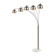 Peterborough Five Light Floor Lamp in Polished Nickel (45|77102)