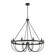 Williamson Ten Light Chandelier in Black (45|75078/10)