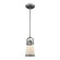 Brooksdale One Light Mini Pendant in Weathered Zinc (45|66681-1-LA)