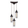 Fulton Three Light Pendant in Oil Rubbed Bronze (45|66326/3)