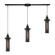 Fulton Three Light Pendant in Oil Rubbed Bronze (45|66325/3L)