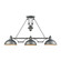 Farmhouse Three Light Linear Chandelier in Weathered Zinc (45|65163-3)