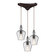 Menlow Park Three Light Pendant in Oil Rubbed Bronze (45|60066-3)