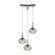 Ravette Three Light Pendant in Polished Chrome (45|56623/3)