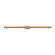 Pendant Options Three Hole Linear Bar for Pendants in Satin Brass (45|3L-SB)