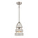 Brigantine One Light Mini Pendant in Satin Nickel (45|33555/1)