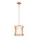 Ringlets One Light Mini Pendant in Matte Gold (45|33422/1)