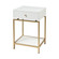 Clancy Accent Table in White (45|3169-143)