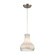 Coastal Scallop One Light Mini Pendant in Satin Nickel (45|30150/1)