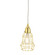 Wire Pendant One Light Mini Pendant in Gold (45|225053)