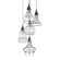 Wire One Light Mini Pendant in Silver (45|225039)