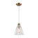 Matilda One Light Mini Pendant in Satin Brass (45|21172/1)