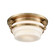 Riley Two Light Flush Mount in Satin Brass (45|16093/2)