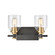 Cambria Two Light Vanity in Matte Black (45|15401/2)