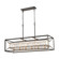 Starlight Six Light Linear Chandelier in Charcoal (45|11186/6)