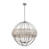 Bradington Eight Light Chandelier in Weathered Zinc (45|11095/8)