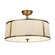 Williamsport Four Light Semi Flush Mount in Vintage Brass (45|11055/4)