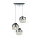 Revelo Three Light Pendant in Polished Chrome (45|10492/3)