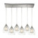 Layers Six Light Pendant in Satin Nickel (45|10464/6RC)