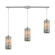 Capri Three Light Pendant in Satin Nickel (45|10447/3L)