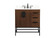 Eugene Single Bathroom Vanity in Walnut (173|VF48832MWT-BS)