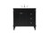 Bennett Single Bathroom Vanity in Black (173|VF31836BK)