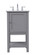 Metropolis Single Bathroom Vanity Set in Grey (173|VF27019GR)